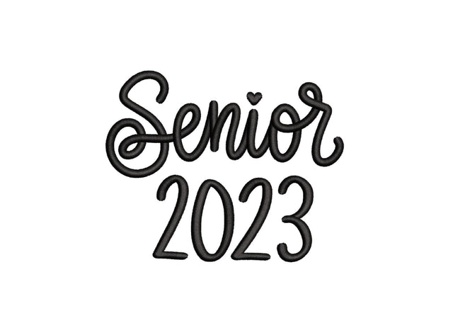 Senior 2023 Embroidery Design, Graduation Cap Embroidery File, Graduation 2023, Class of 2023, Graduate Embroidery File, 4 sizes Embroidery/Applique DESIGNS Nino Nadaraia 