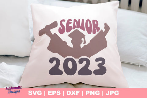 Senior 2023 Graduate Silhouette SVG, Vector File, Cut File SVG Sublimatiz Designs 