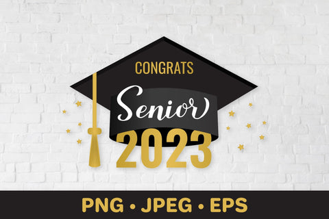 Senior 2023 Sublimation. Graduation cap. Class of 2023 Sublimation LaBelezoka 