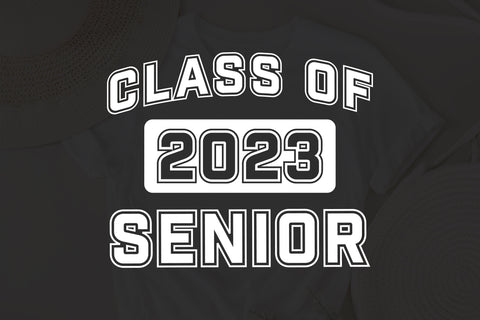 Senior 2023 SVG, Class of 2023 SVG, Graduation 2023 SVG, High School Shirt Svg, University Silhouette Png Eps Cut Digital Files Sublimation SVG Fauz 
