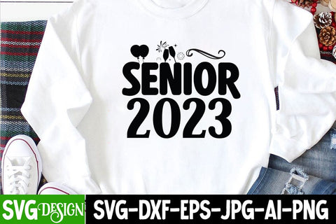 Senior 2023 SVG Cut File, Happy New Year SVG Cut File SVG BlackCatsMedia 