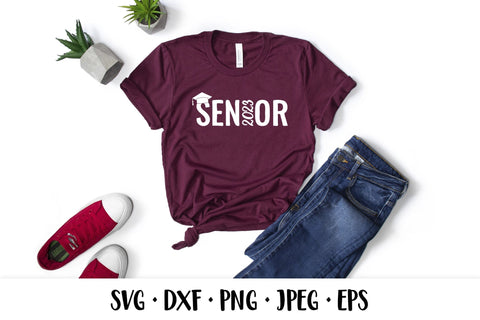 Senior 2023 SVG. Graduation Class of 2023 decoration SVG LaBelezoka 