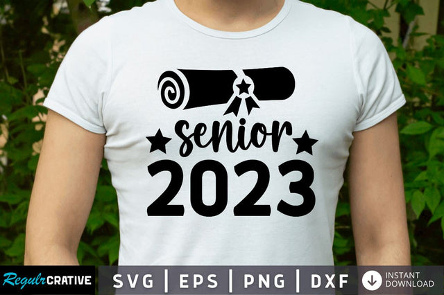 Senior 2023 SVG SVG Regulrcrative 