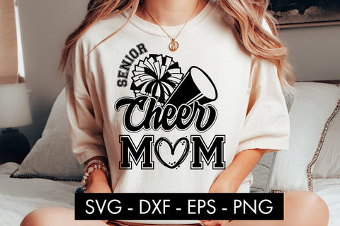 Senior Cheer Mom SVG Cut File PNG SVG Freeling Design House 