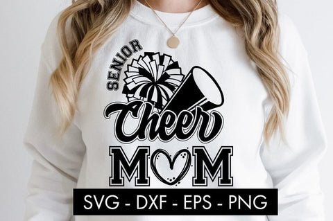 Senior Cheer Mom SVG Cut File PNG SVG Freeling Design House 