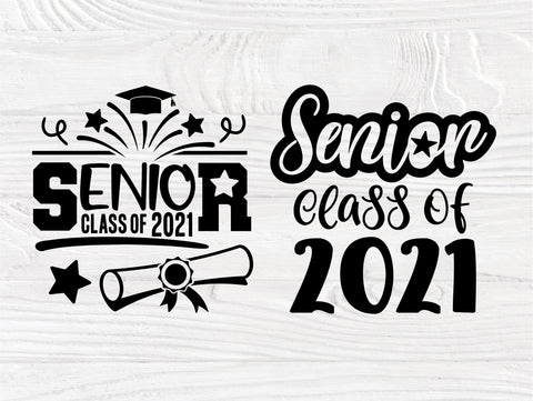 Senior Class of 2021 SVG Bundle, Graduation Svg SVG TonisArtStudio 