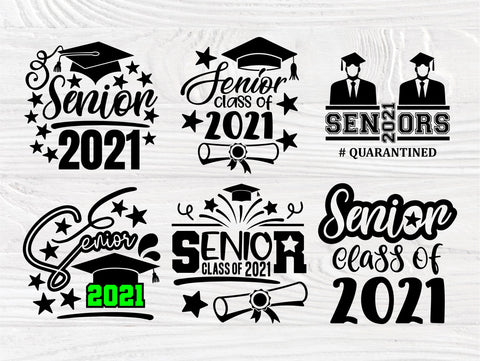 Senior Class of 2021 SVG Bundle, Graduation Svg SVG TonisArtStudio 