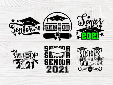 Senior Class of 2021 SVG Bundle, Graduation Svg SVG TonisArtStudio 