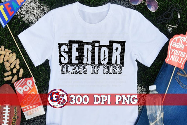 Senior Class of 2023 PNG for Sublimation Sublimation Greedy Stitches 