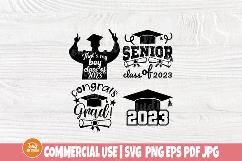 Senior Class of 2023 SVG PNG - Graduation Svg Bundle - Instant Download - Cricut - Silhouette SVG TonisArtStudio 