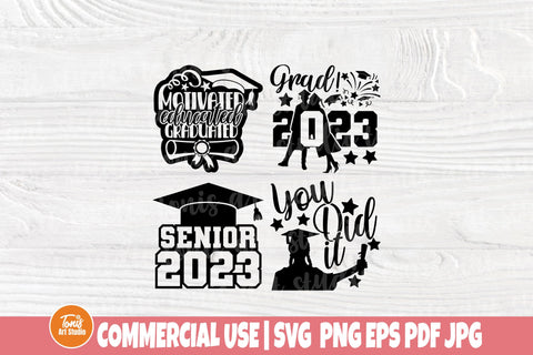 Senior Class of 2023 SVG PNG - Graduation Svg Bundle - Instant Download - Cricut - Silhouette SVG TonisArtStudio 