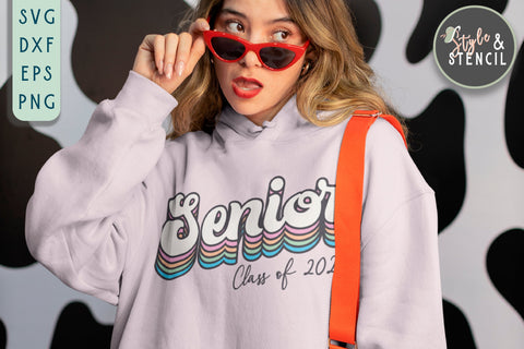 Senior | Class of 2024 | Graduate SVG Style and Stencil 
