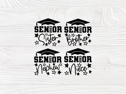 Senior Family 2023 SVG Bundle, Graduation Cut Files, Proud Graduate SVG TonisArtStudio 