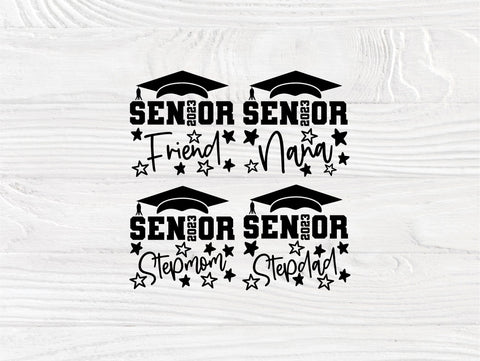 Senior Family 2023 SVG Bundle, Graduation Cut Files, Proud Graduate SVG TonisArtStudio 