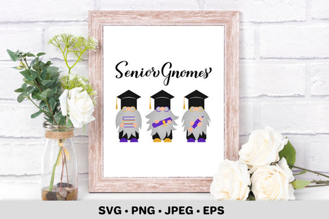 Senior gnomes SVG. Graduation gnomes. Funny grad quote SVG LaBelezoka 
