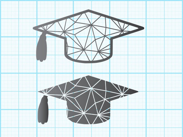 Senior Hat Geomatical Print SVG Johan Ru designs 