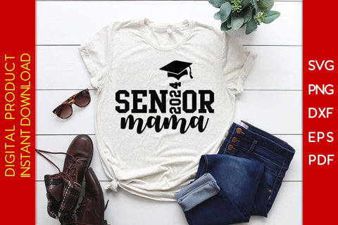 Senior Mama 2024 SVG PNG PDF Cut File SVG Creativedesigntee 