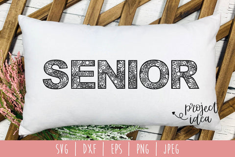 Senior Mandala Zentangle SVG SavoringSurprises 