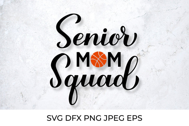 Senior mom squad. Basketball mom. Sports mom. SVG LaBelezoka 