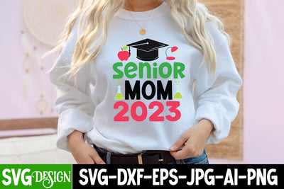 Senior Mom Squad SVG Cut File, Senior Mom Squad SVH Design , Graduation SVG Bundle ,Graduation SVG 2023 , Teacher SVG Design ,Class Of 2023 SVG Cut File SVG BlackCatsMedia 