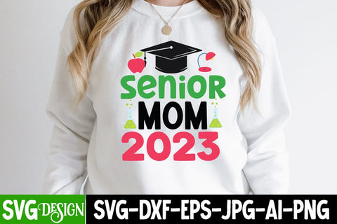 Senior Mom Squad SVG Cut File, Senior Mom Squad SVH Design , Graduation SVG Bundle ,Graduation SVG 2023 , Teacher SVG Design ,Class Of 2023 SVG Cut File SVG BlackCatsMedia 