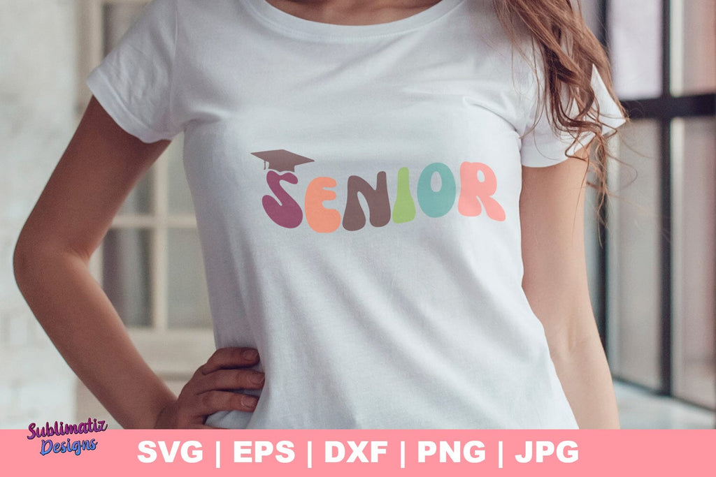 Senior Script Vector Senior SVG, Vector File, Cut File - So Fontsy