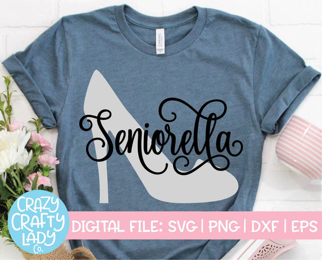 Seniorella | Graduation SVG Cut File SVG Crazy Crafty Lady Co. 