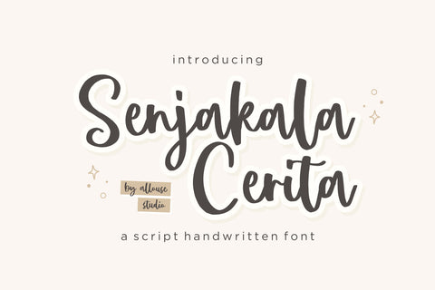 Senjakala Cerita Font Allouse.Studio 