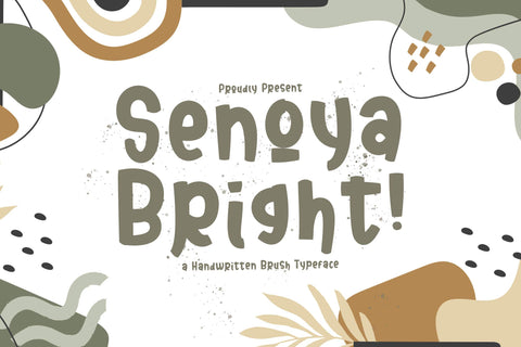 Senoya Bright - Playful Display Font Font StringLabs 