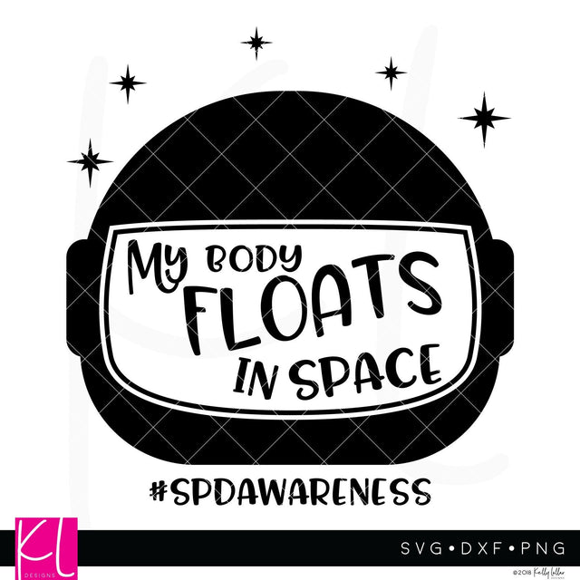 Sensory Astronaut Helmet SVG Kelly Lollar Designs 