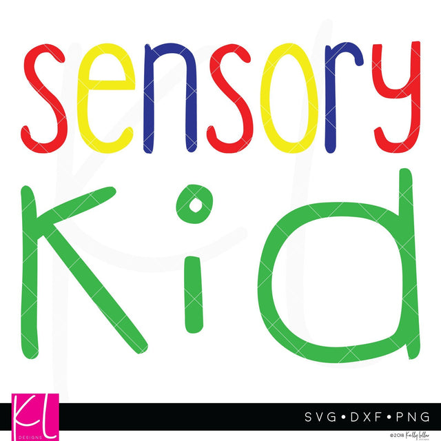 Sensory Kid SVG Kelly Lollar Designs 