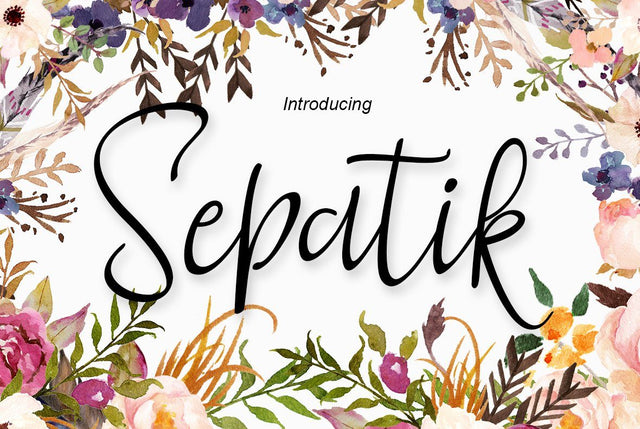 Sepatik Font BonjourType 