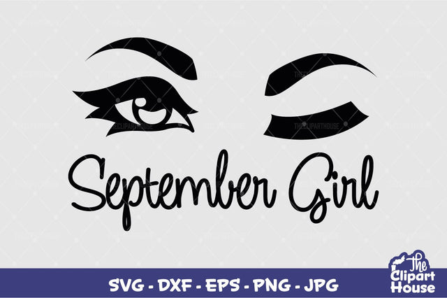 September Girl SVG The Clipart House 