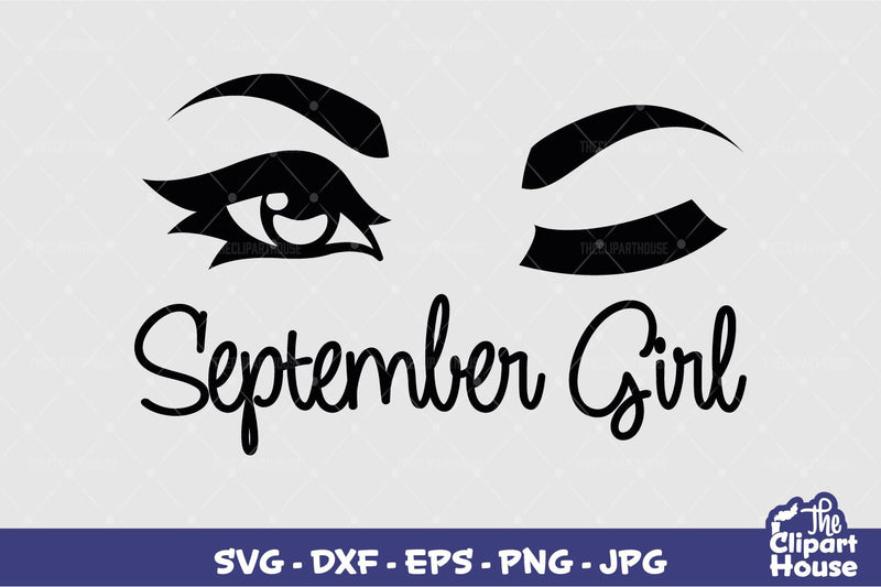 September Girl SVG The Clipart House 