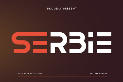 Serbie – Logo Font Font Vultype Co 