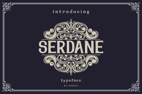 Serdane Font eknojistudio99 