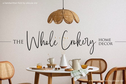 Serenade Essentials Font Allouse.Studio 