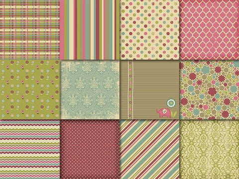 Serendipity Digital Papers Sublimation Old Market 