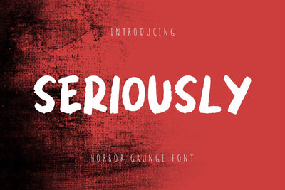 Seriously Font dapiyupi store 