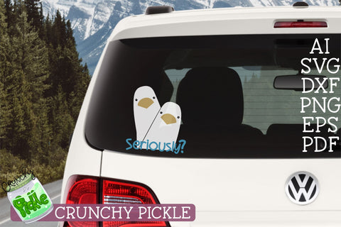 Seriously Seagulls SVG Crunchy Pickle 
