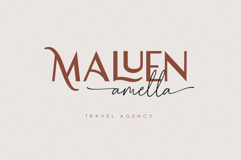 Serona A Elegant Duo and Ornaments Font Balevgraph Studio 