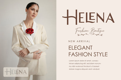 Serona A Elegant Duo and Ornaments Font Balevgraph Studio 