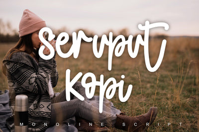 Seruput Kopi Font Letterara 