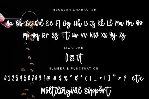 Seruput Kopi Font Letterara 