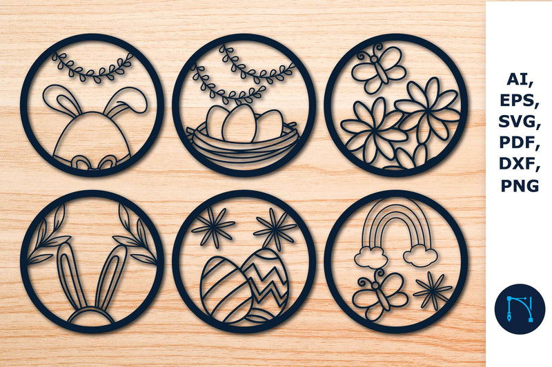 Set round template for cutting SVG SVG MD JOYNAL ABDIN 