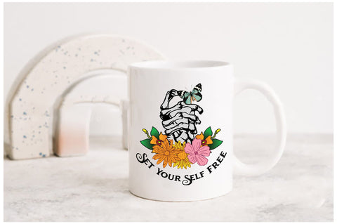 Set Your Self Free Skeleton Sublimation Sublimation Jagonath Roy 