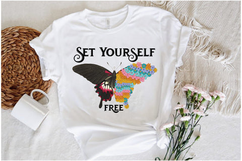 Set Yourself Free Retro Sublimation Sublimation Jagonath Roy 