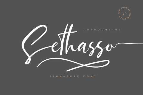 Sethasso Font twinletter 