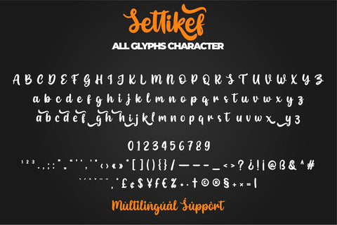 Settikef Font twinletter 