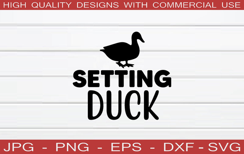 setting duck SVG SVG buydesign 